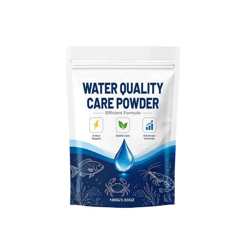 Snelwerkend waterzuiveringspoeder voor helder aquariumwater
