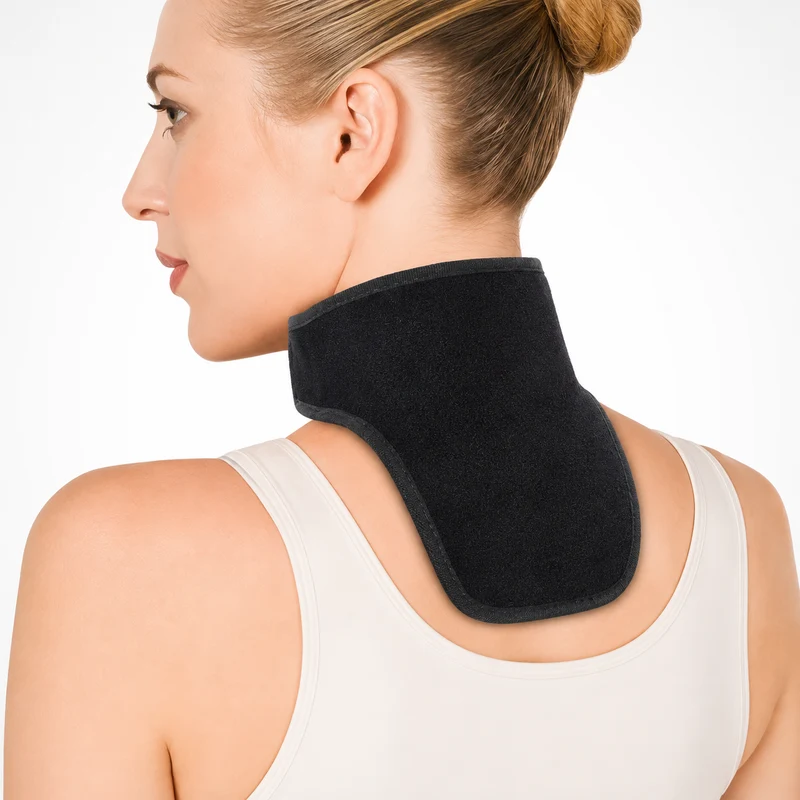 Nekband – warmt vanzelf op en sluit met een verstelbare strook