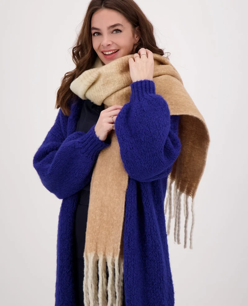 Sjaal Elle | Multicolor/Camel