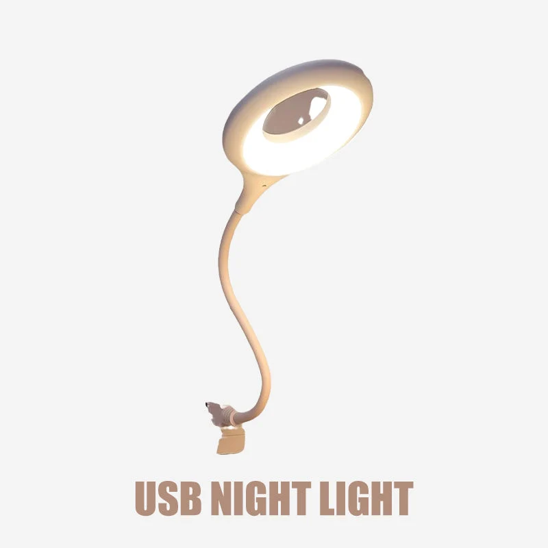 Spraakgestuurde usb ledlamp met flexibele zwanenhals