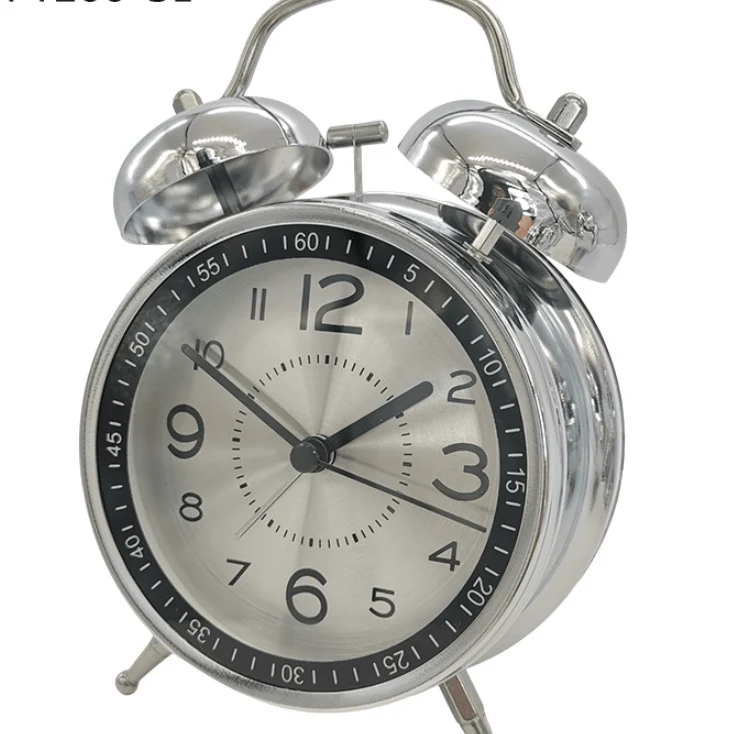 Wekker XL – Retro wijzerplaat van 23,5 cm op één AA-batterij