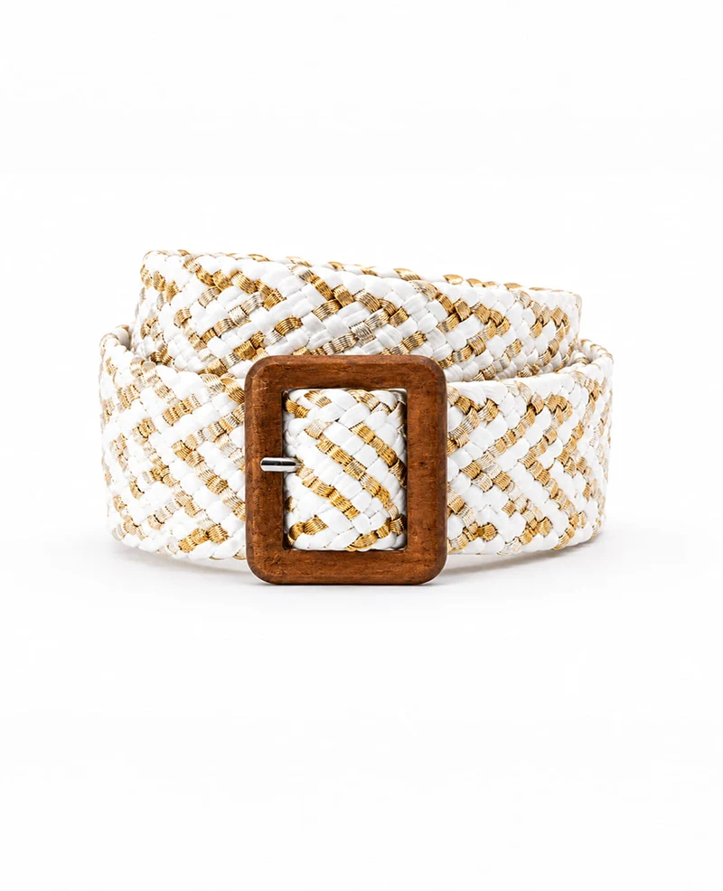 Belt | Goud / Wit
