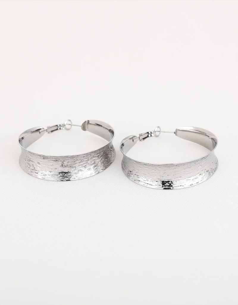 Earrings Hoops | Zilver