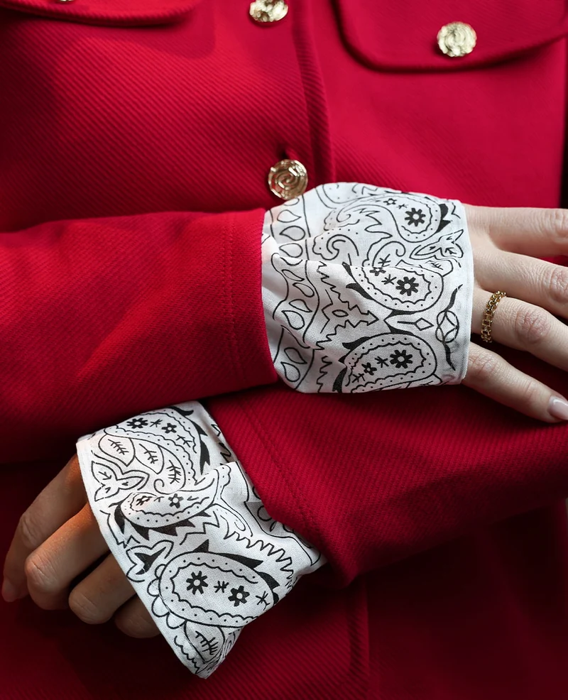 Bandana Sleeves | Wit