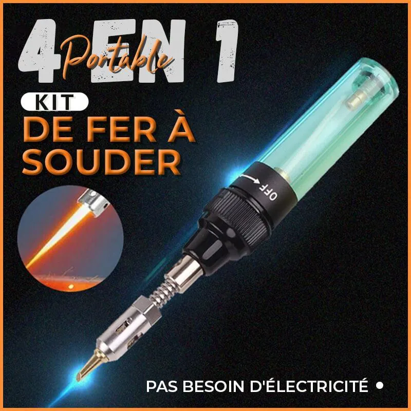 Draagbare gassoldeerbout met instelbare temperatuur