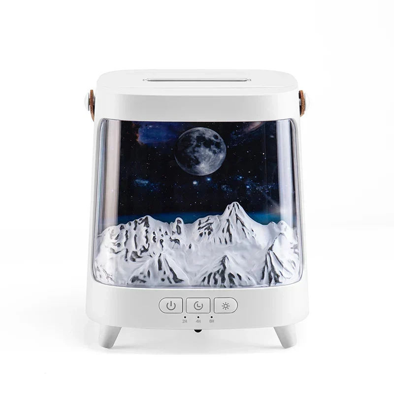 AeroGlow Galaxy Flame Diffuser – Aroma Vernevelaar met Warm Licht & Afstandsbediening