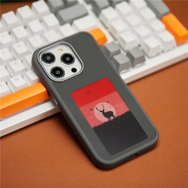 Pixen E-Ink Case – NFC Telefoonhoes met Aanpasbaar E-Ink Beeldscherm