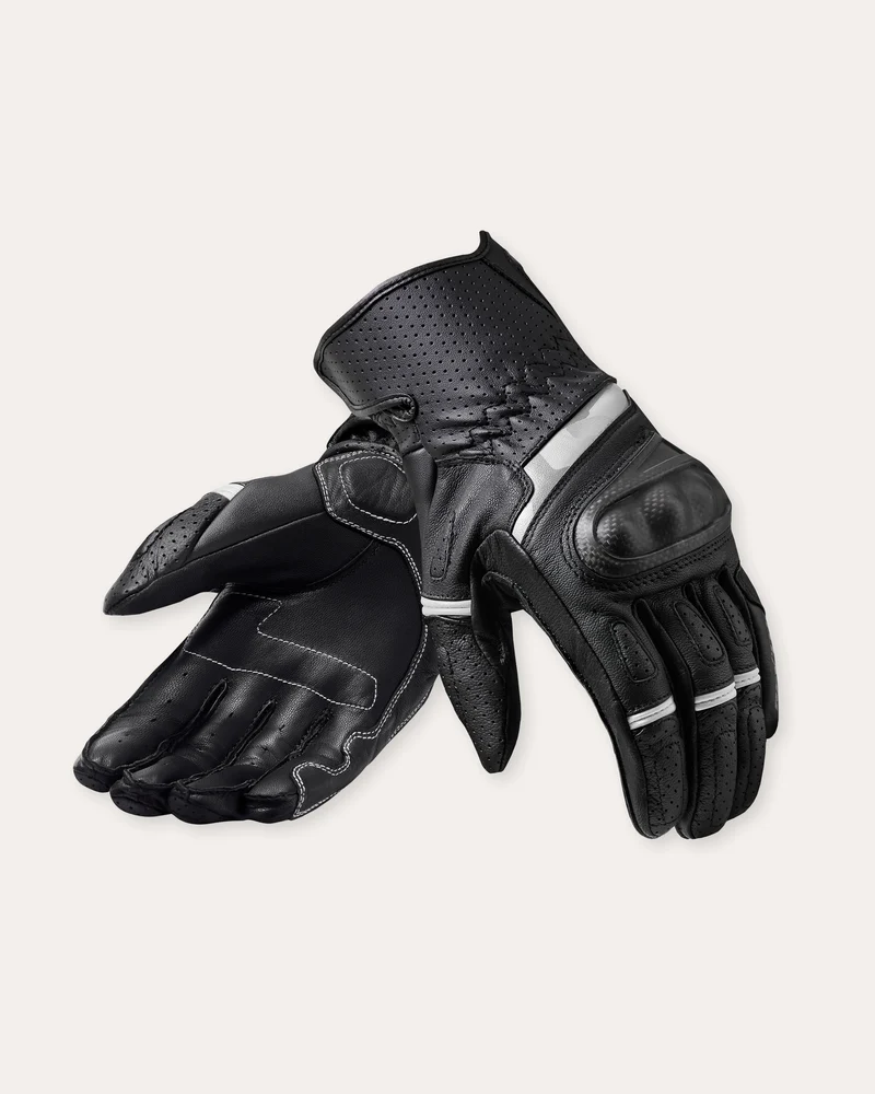 Gloves Chevron 3 | Black-White