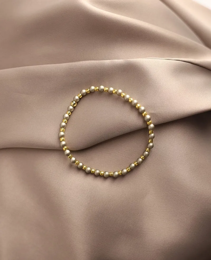 Bracelet | Warm Grey / Gold