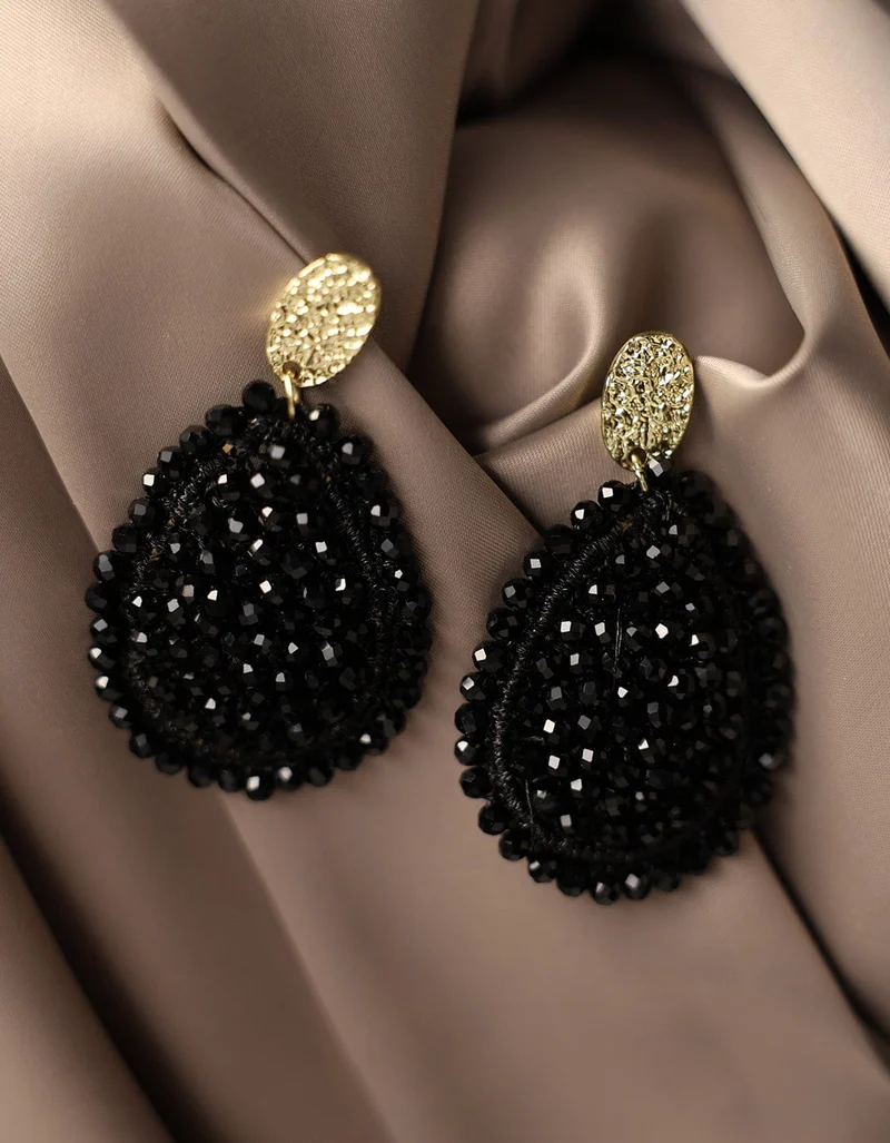Earrings | Zwart / Goud