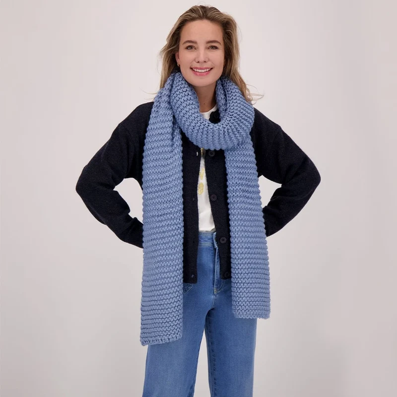 Sjaal Vera | Steel Blue
