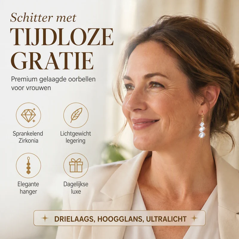 Asymmetrische spiraalvormige hangoorbellen met speelse vormen