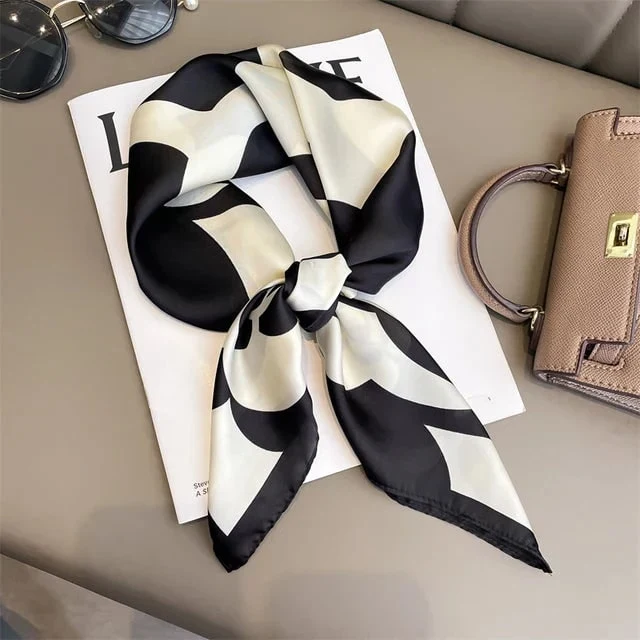 Donna Foulard Accessorio Capelli Collo Moda Fantasia