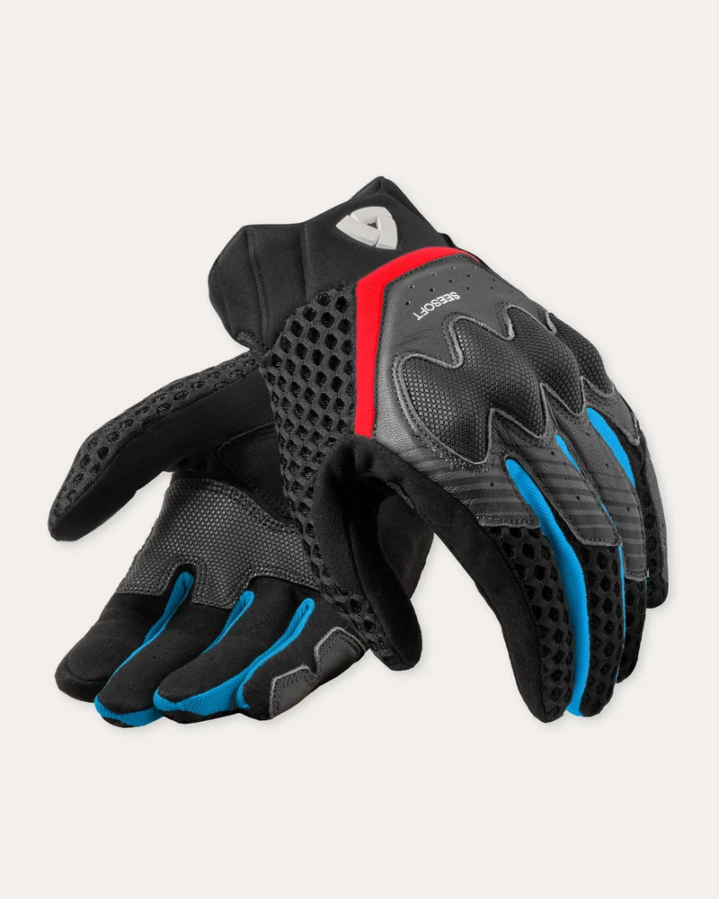 Gloves Veloz | Red-Blue