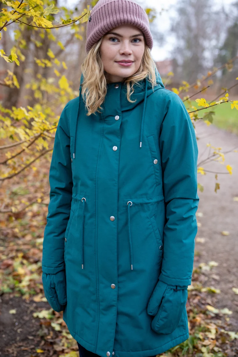 Danefae Winter Regenparka Dames Danenora Dark Slate