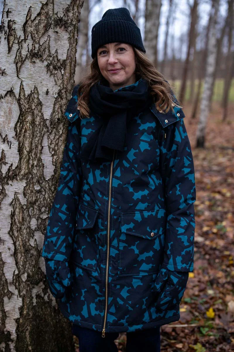 Danefae Regenjas Dames Daneturell Dark Slate Bramble *Laatste maten XS*