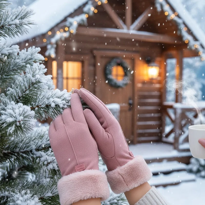 Guanti Invernali Foderati Pile Touchscreen
