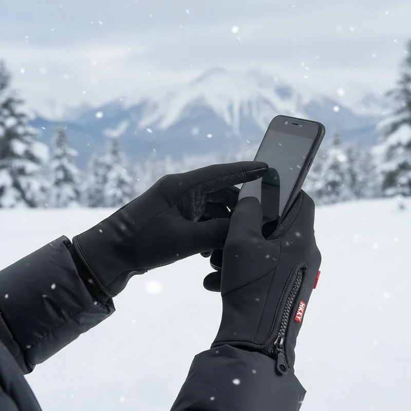 Guanti Invernali Impermeabili Touchscreen Compatibili