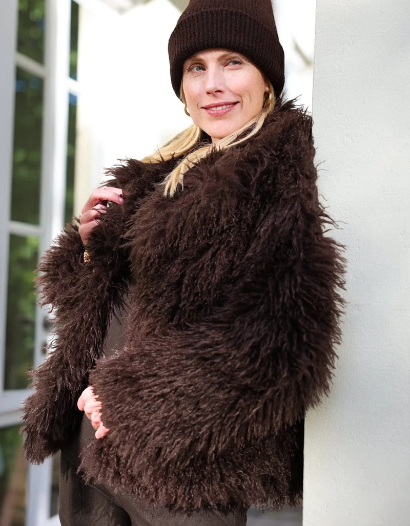 Coat Belle Doux | Coffee