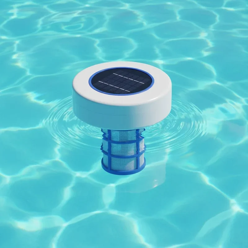 Drijvende Solar Zwembadreiniger met Ionizer op Zonne-energie