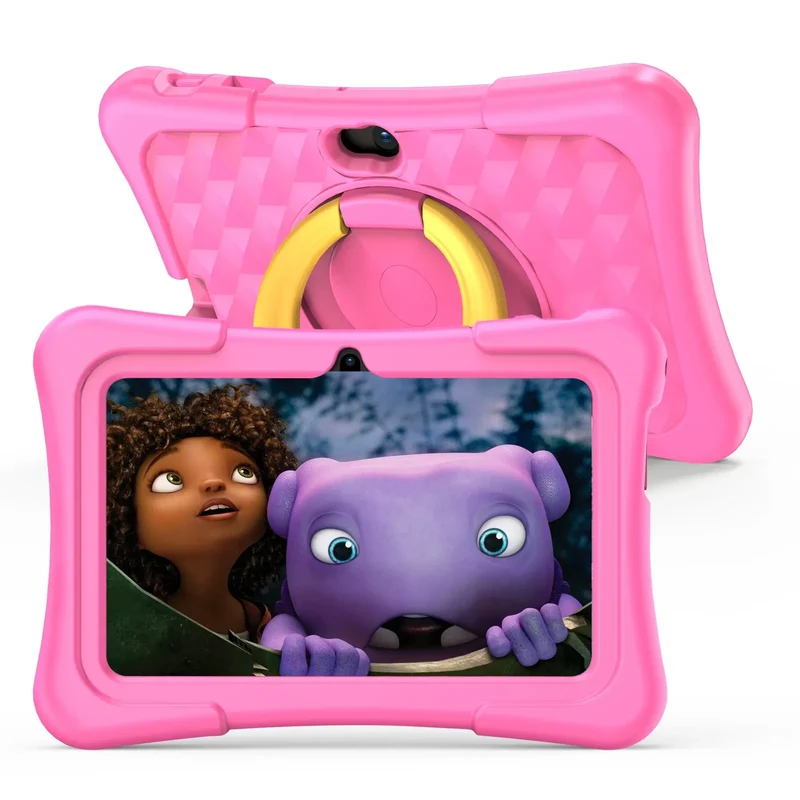 EduPlay – Kinder Tablet 7 inch Android 11, 32GB met Dualcamera & Slagvaste Beschermhoes
