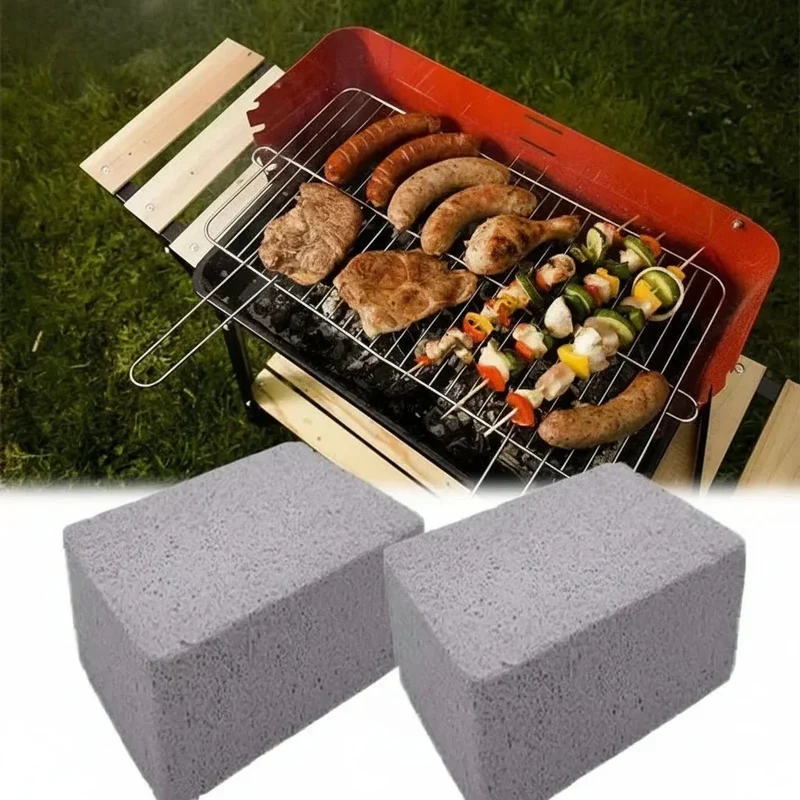Puinsteen grill reinigingsblokken voor barbecue van 10 stuks