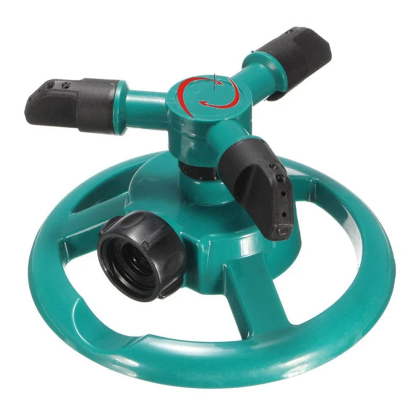 Draaiende tuinsproeier met 360 graden waterverdeling