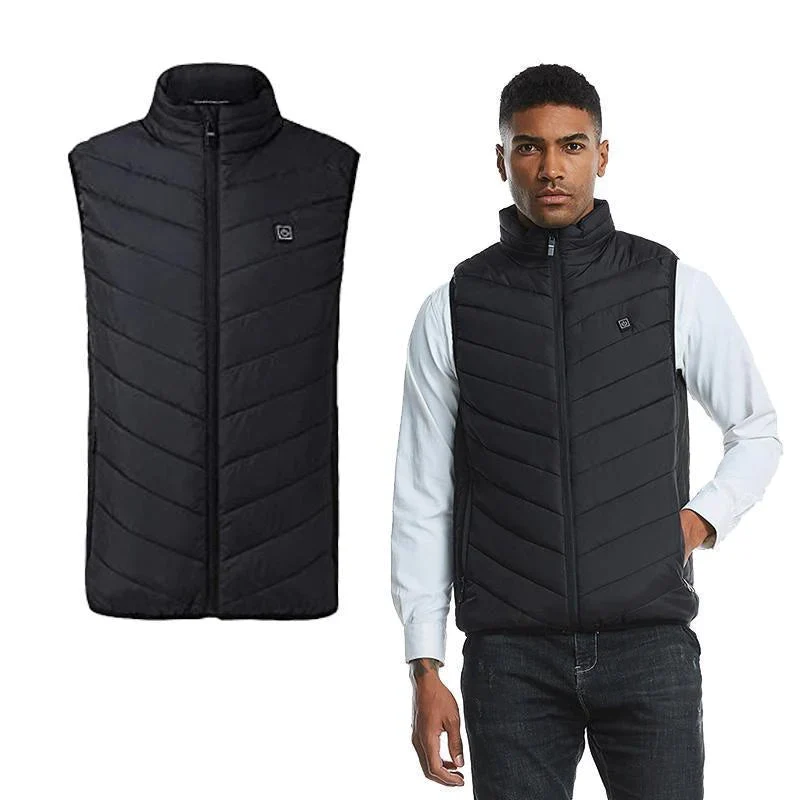 Verwarmd bodywarmer vest – instelbare zones en vrije armen