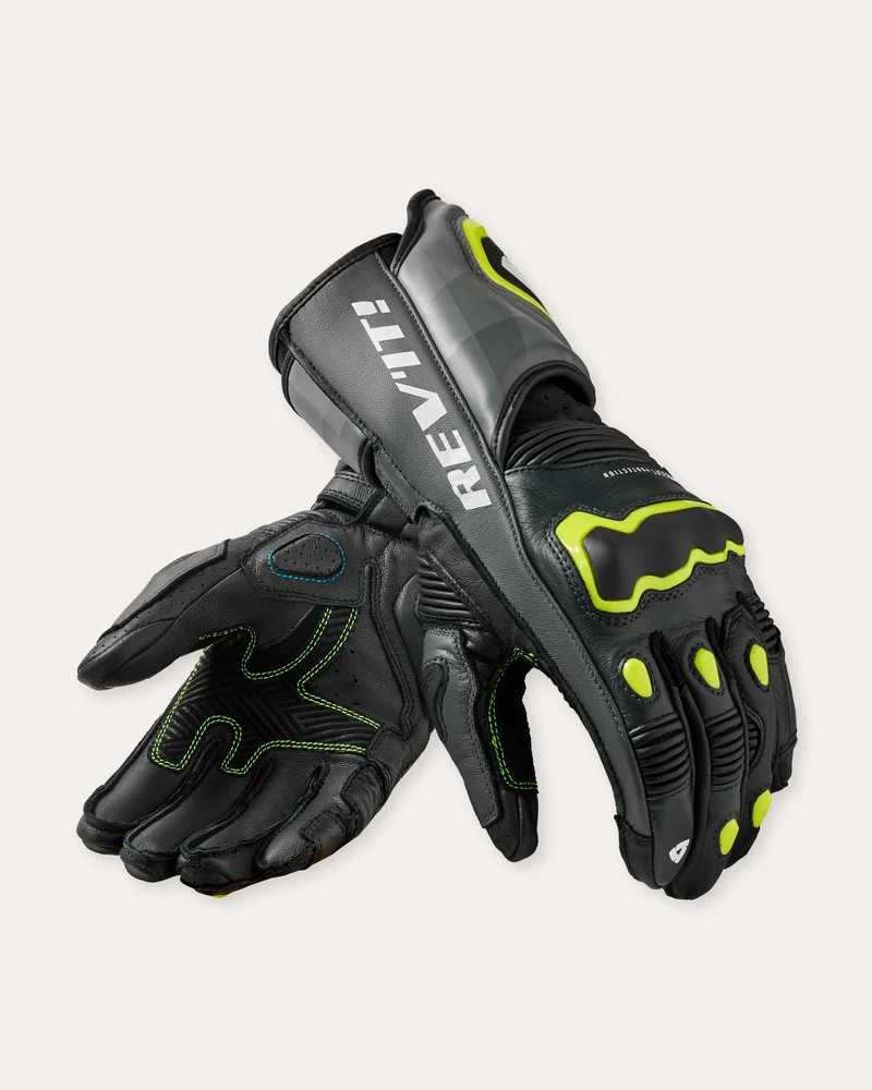 Gloves Quantum 3 | Grey-Neon Yellow