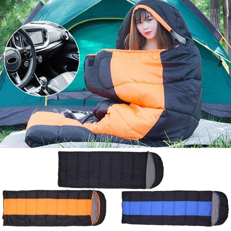 Heated Winter Tourist Sleeping Bag with USB, Hood, and 4 Heating Zones for Children