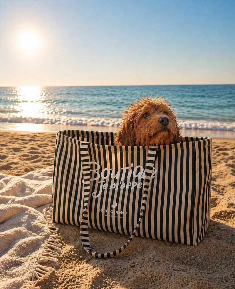 Leisure Bag | Zwart / Wit