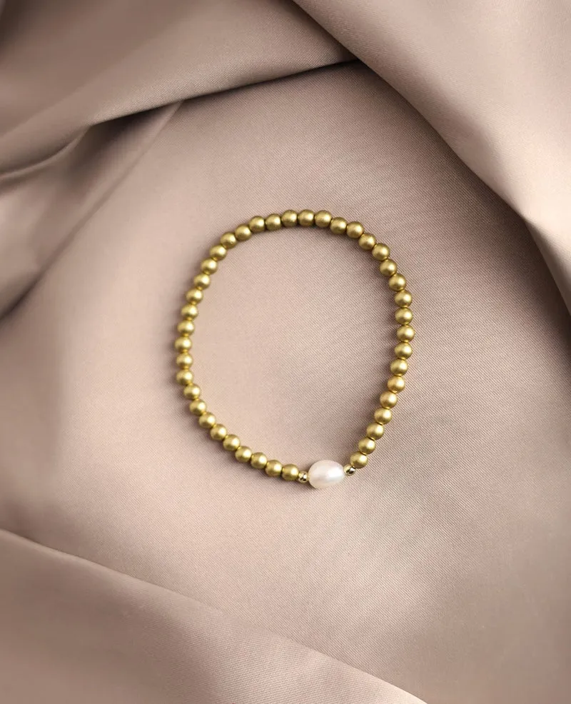Bracelet Pearl | Goud