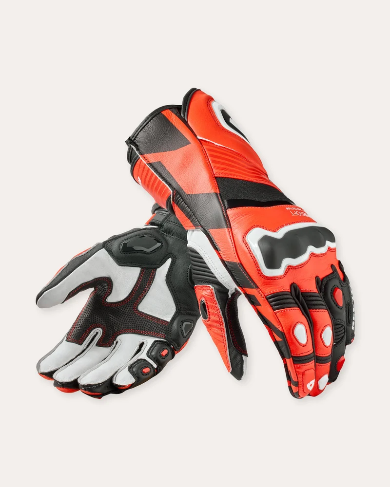 Gloves Jerez 4 | Neon Red-Black