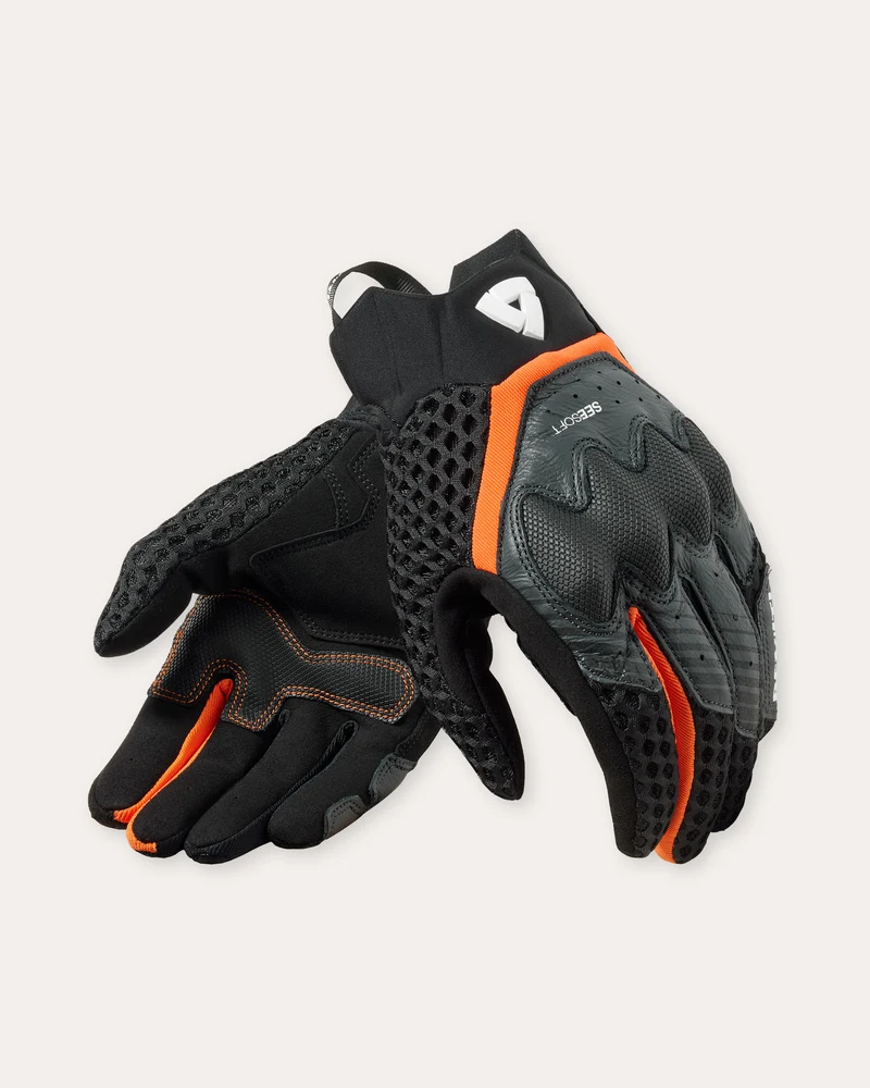 Gloves Veloz | Black-Orange