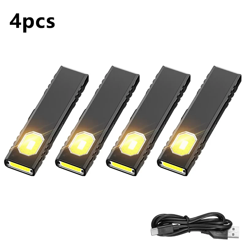 LED-werklamp – draagbaar met clip en vijf lichtstanden voor buiten