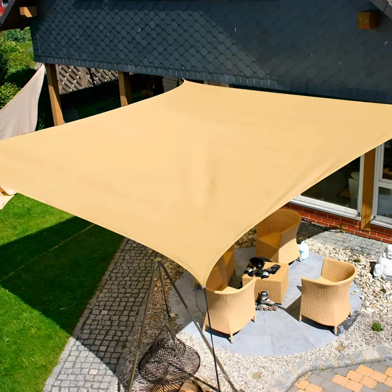 Schaduwdoek Waterdicht Rechthoek – UV-bescherming voor Tuin & Terras
