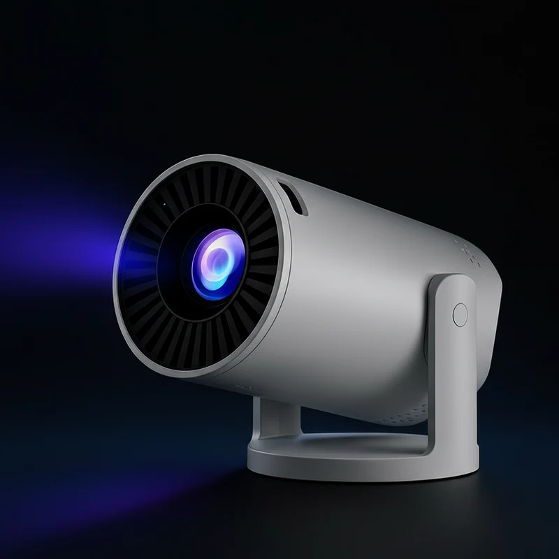 Mini Beamer – Draadloos Schermspiegelen, 1080p Ondersteuning & Ingebouwde Speaker