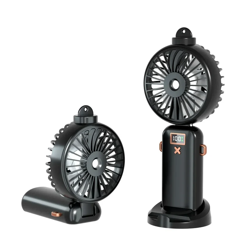 Oplaadbare mini handventilator met verneveling