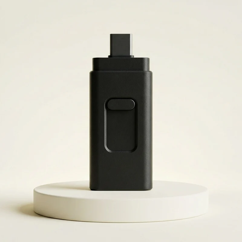 4-in-1 Flashdrive met Meerdere Aansluitingen