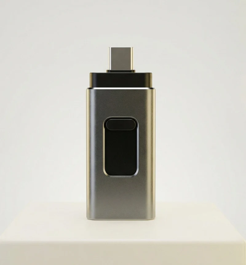 4-in-1 Flashdrive met Meerdere Aansluitingen