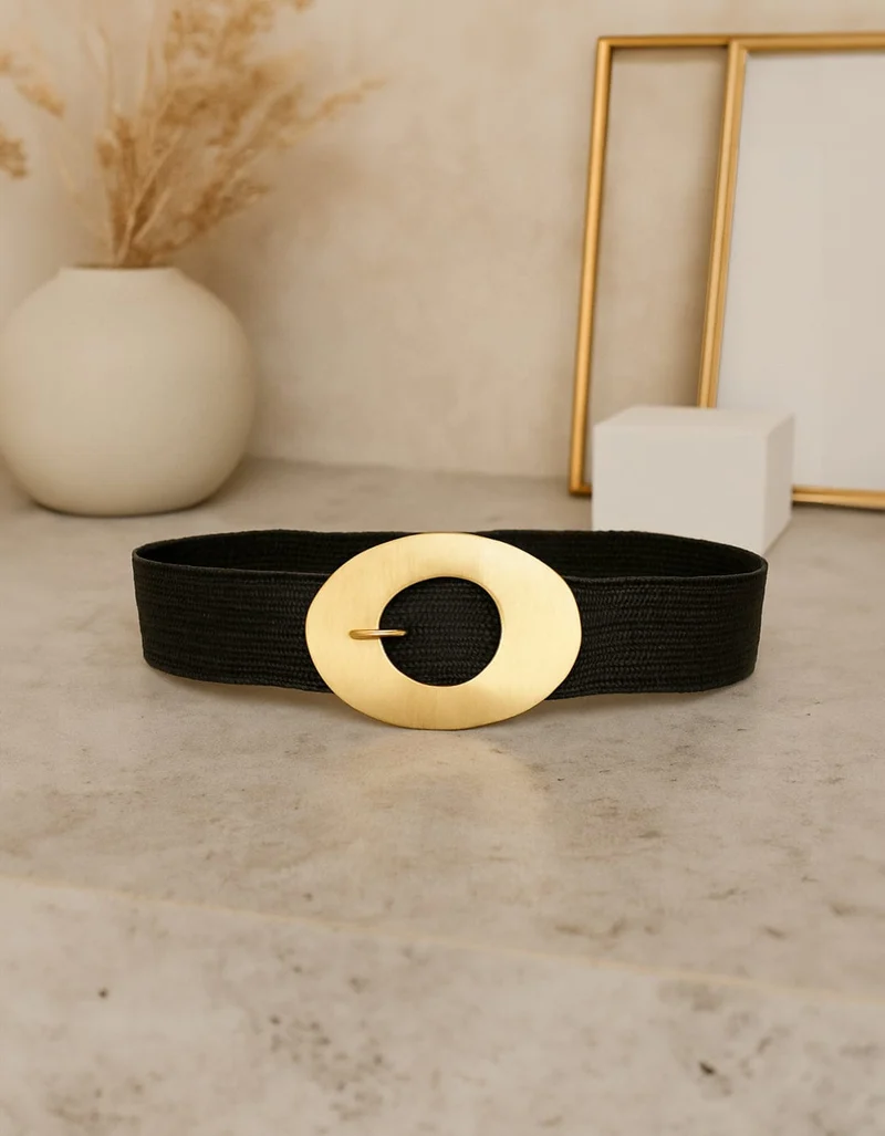 Belt | Zwart / Goud