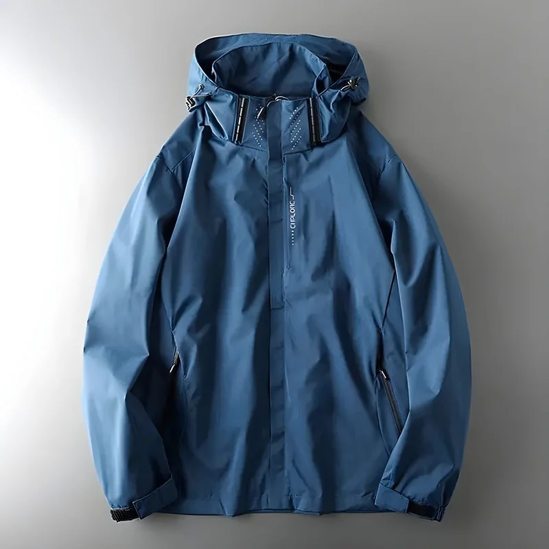 Heren Waterdichte Windbreaker met Ademend Ontwerp – Lichtgewicht, Beschermend en Praktisch