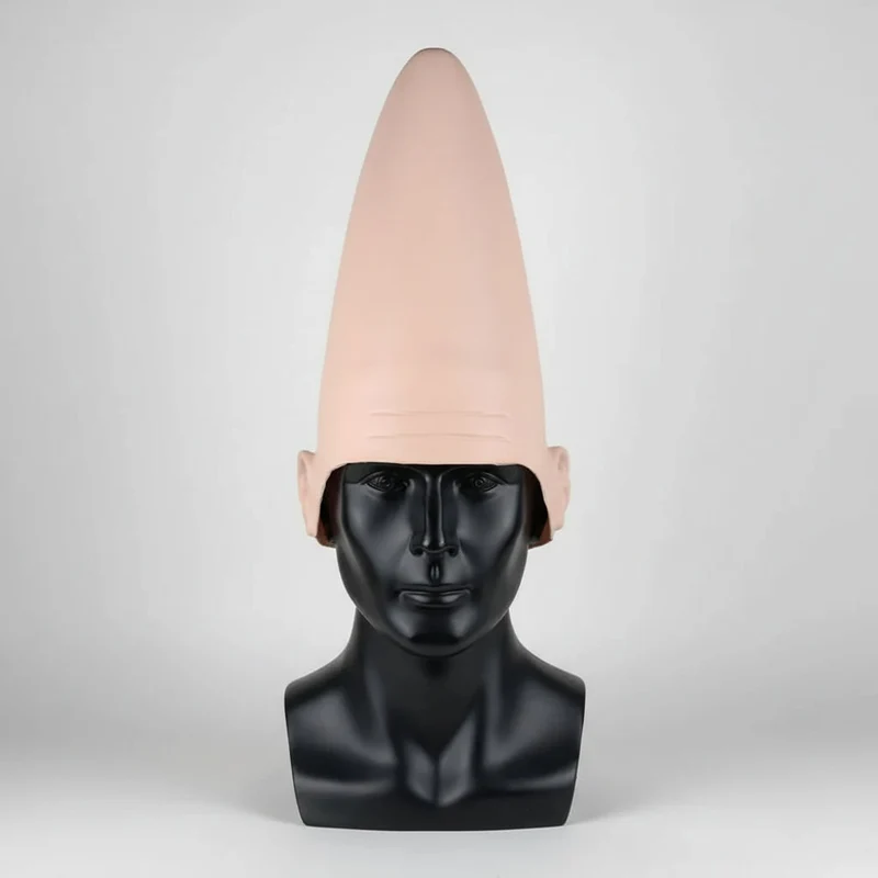 Halloween Latex Conehead Alien Mask with Ears for Children and Adults