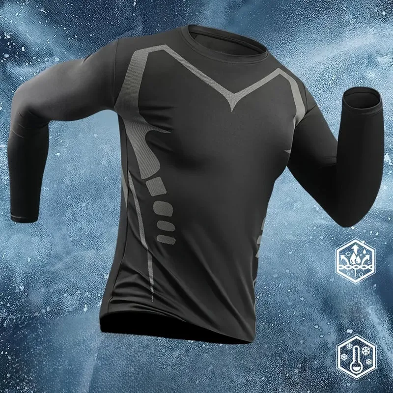 Velocity Pro Heren Thermo Sportshirt – Ademend, Warm en Prestatiegericht