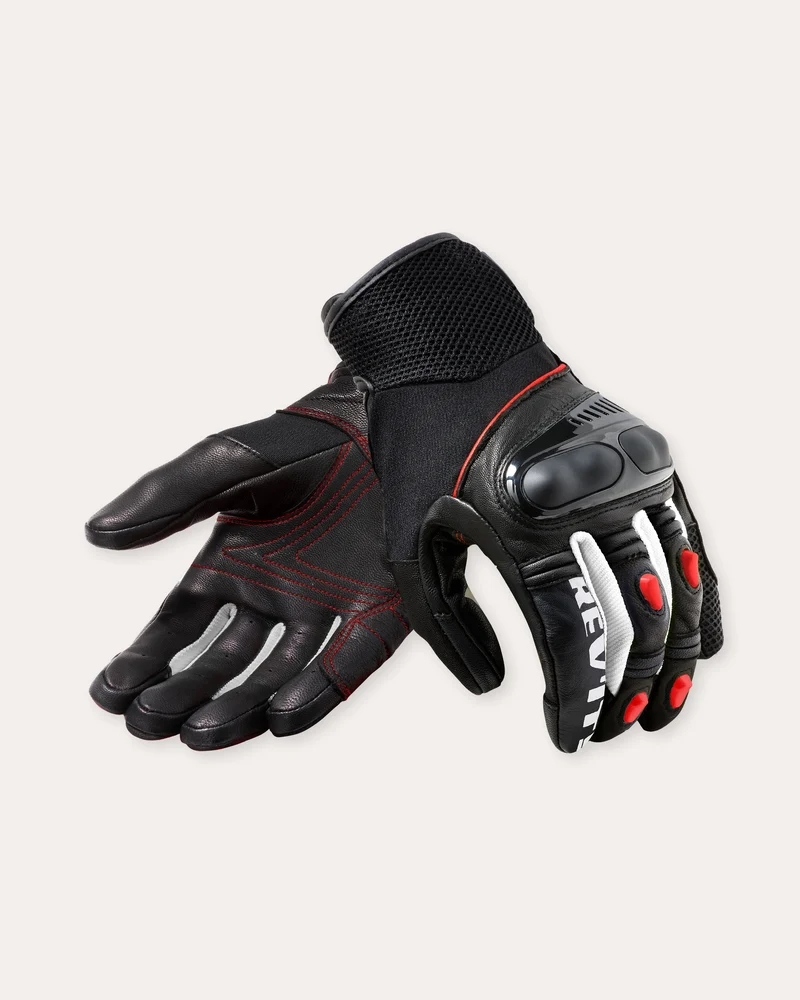 Gloves Metric | Black-Neon Red