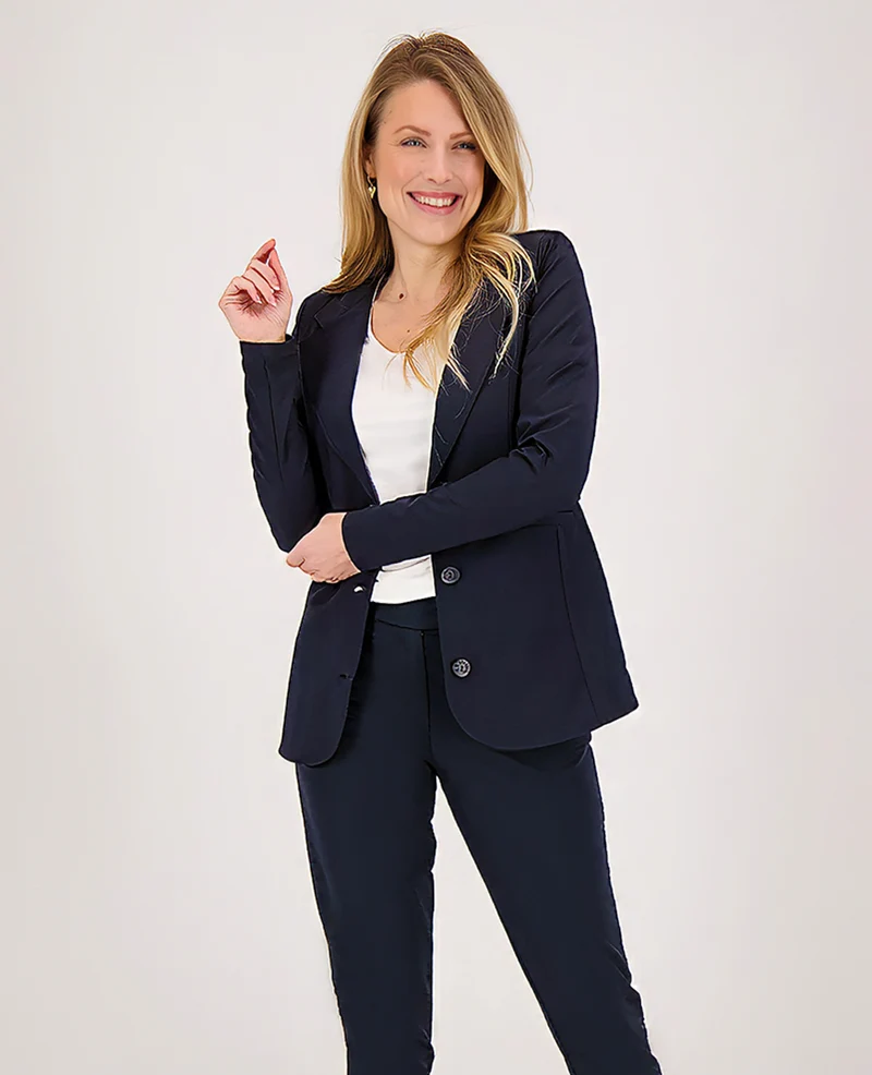 Blazer Perfecte Travel | Donkerblauw