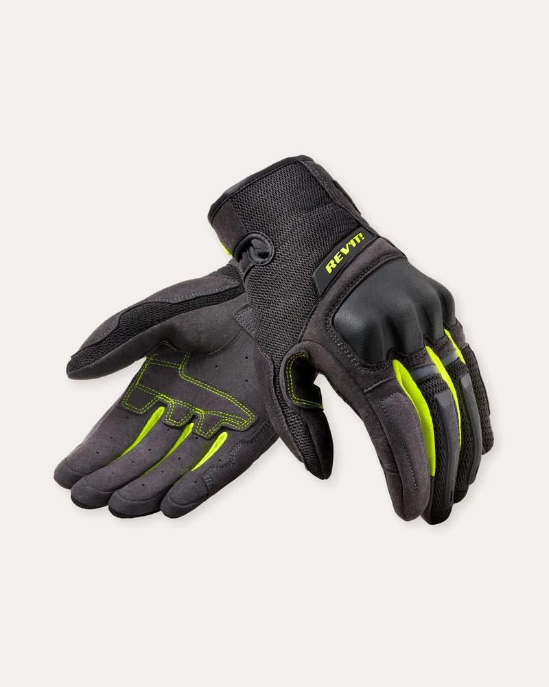 Gloves Volcano | Black-Neon Yellow