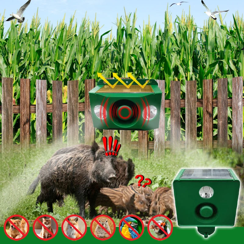 Dierenafschrik Apparaat – Bewegingssensor, Zonne-energie & Weerbestendig