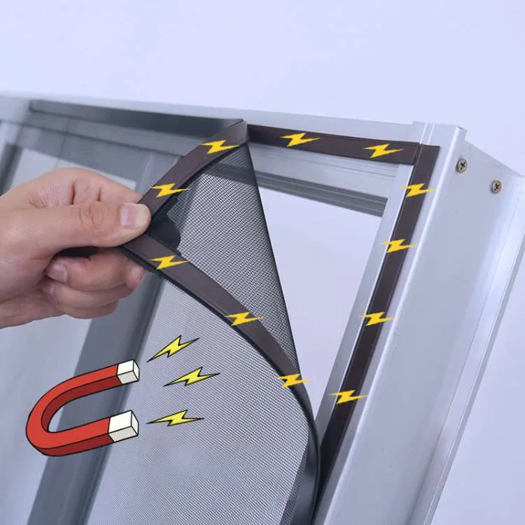 Magnetisch Muggennet voor Vensters – Gereedschapsloze Montage & Sterke Magnetische Sluiting