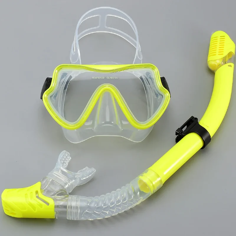 Professionele Snorkelset – Panoramisch Zicht, Gehard Glas & Comfortabele Pasvorm